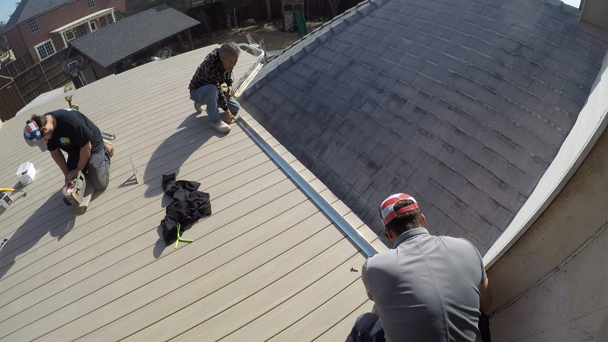 installing a composite deck in frisco texas