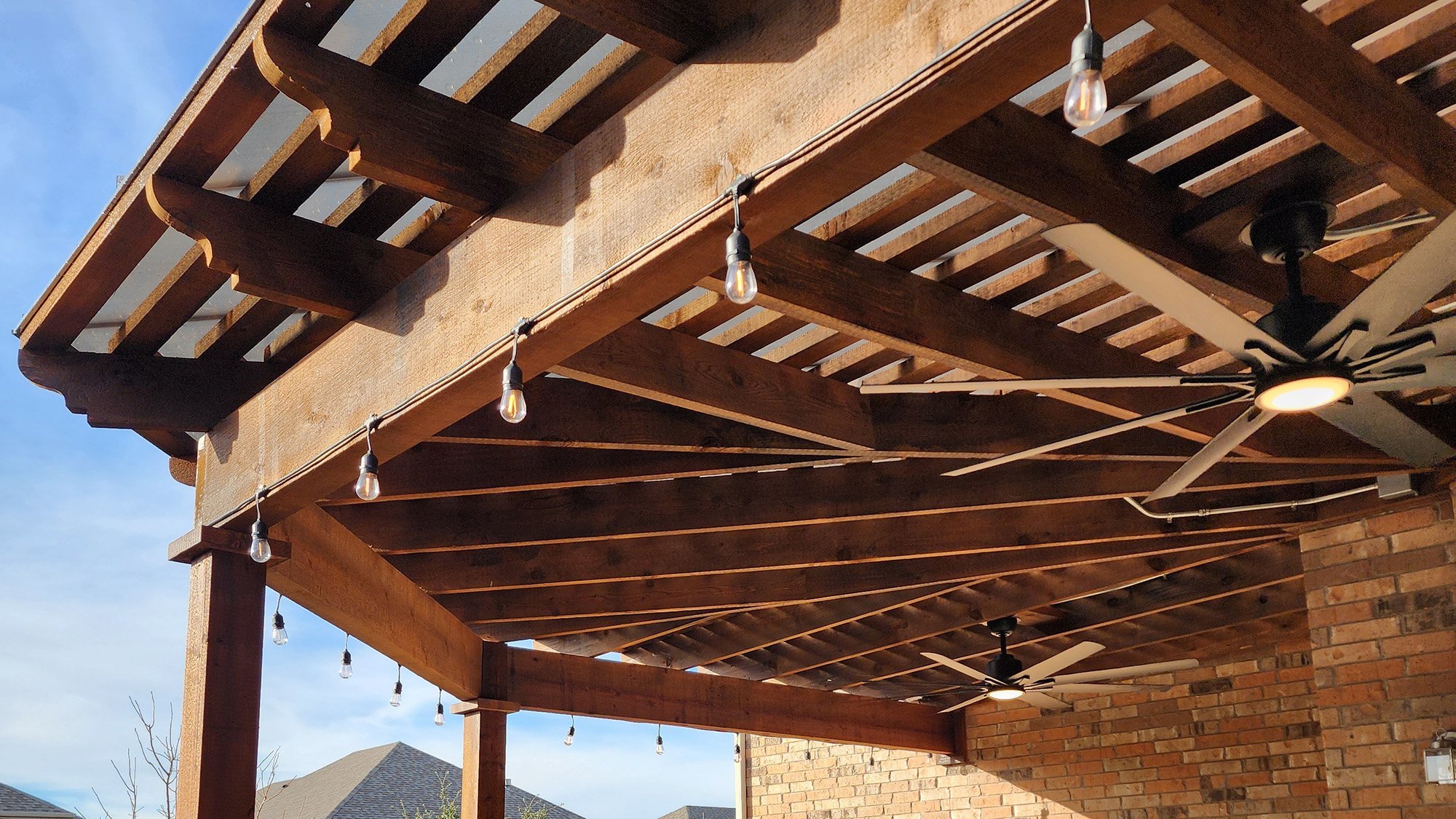 covered pergola in frisco texas
