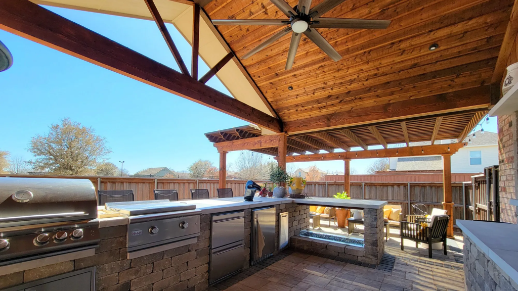 plano outdoor kitchen designs