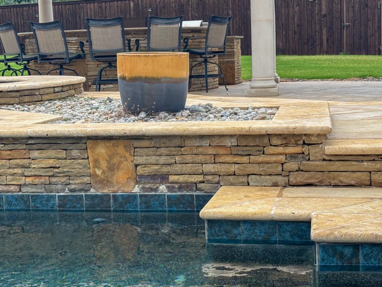 travertine pool coping dallas