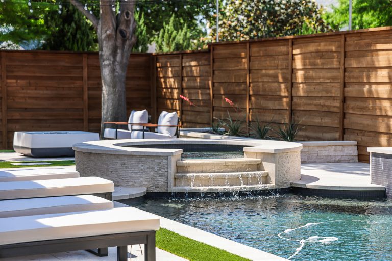pool spillover spa